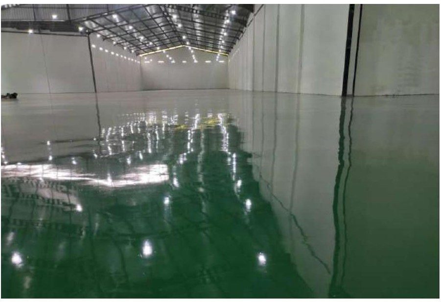 Epoxy SL Flooring Gudang Sinarmas Lampung